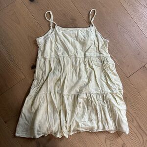 American Eagle Light Yellow Mini Dress SIZE MEDIUM